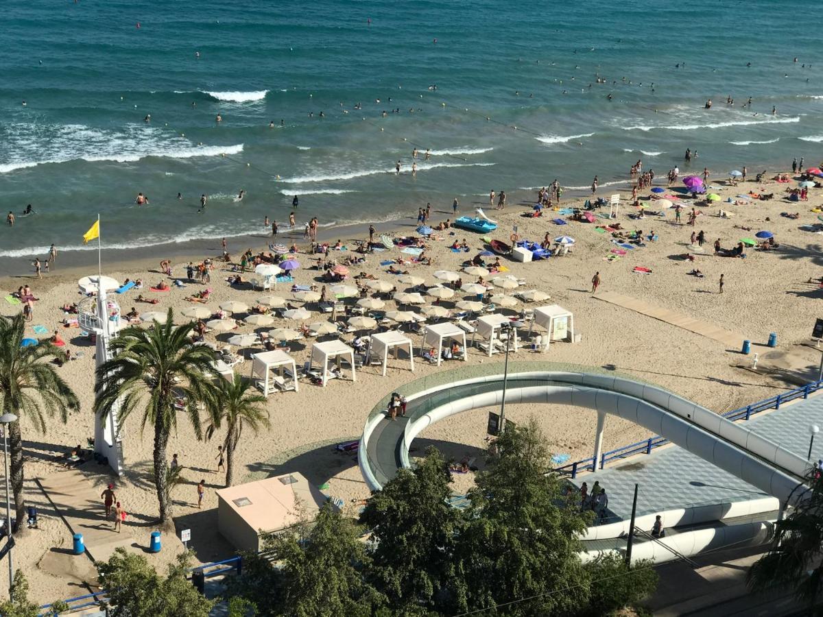 Apartamento Con Vistas Al Mar Primera Linea De Playa Del Postiguet Alicante Esterno foto