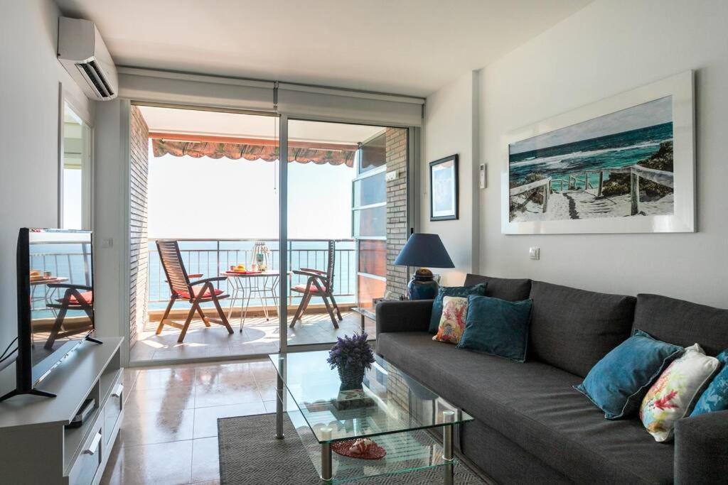 Apartamento Con Vistas Al Mar Primera Linea De Playa Del Postiguet Alicante Esterno foto