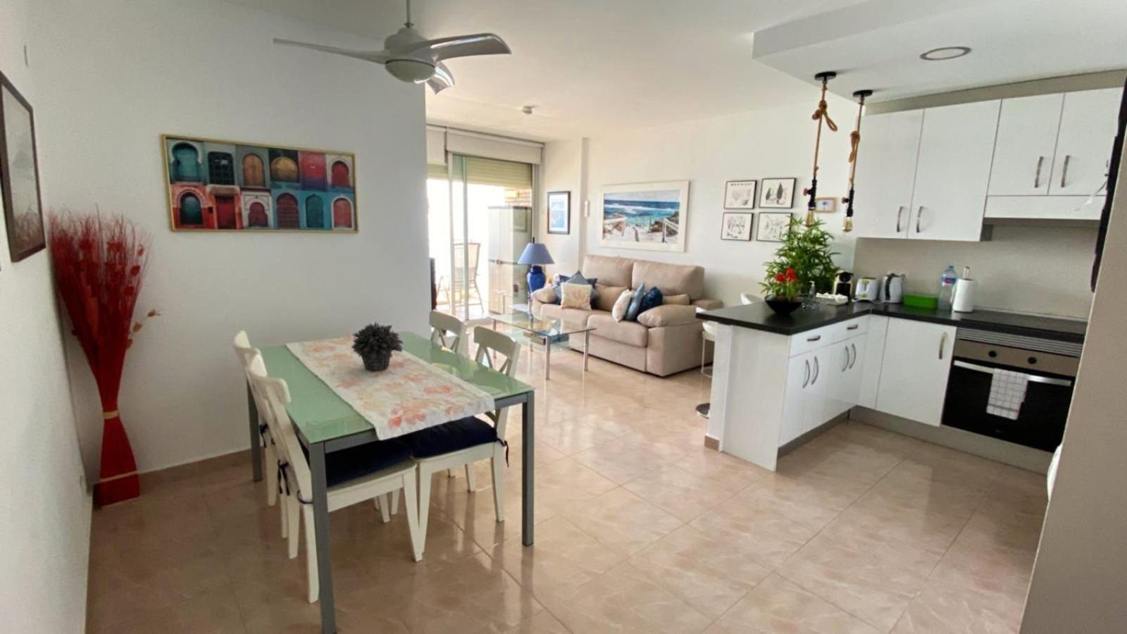 Apartamento Con Vistas Al Mar Primera Linea De Playa Del Postiguet Alicante Esterno foto