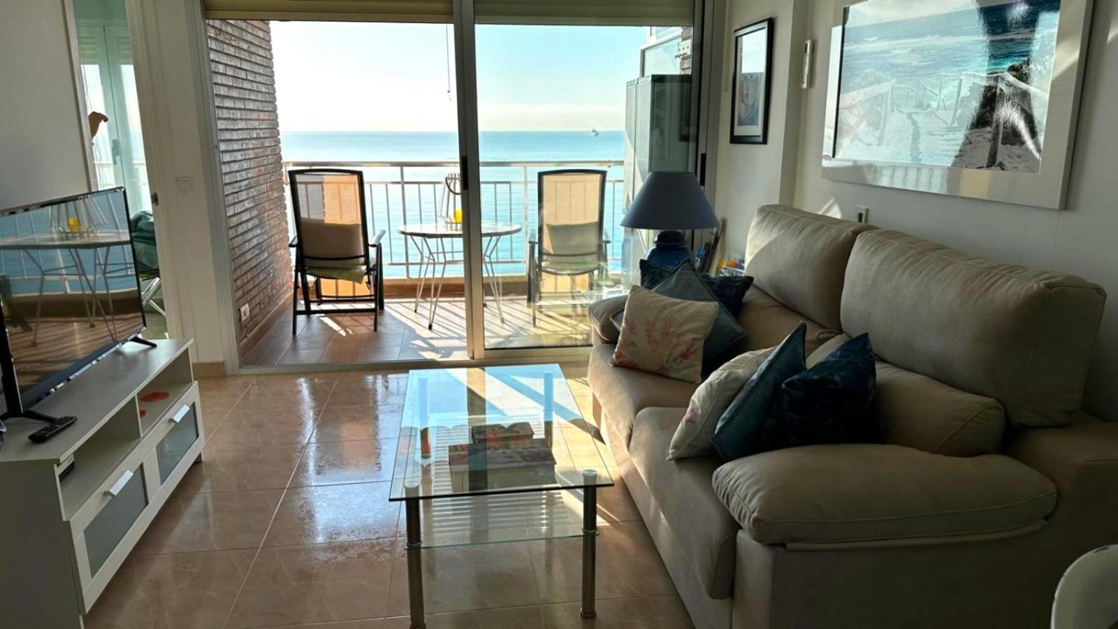 Apartamento Con Vistas Al Mar Primera Linea De Playa Del Postiguet Alicante Esterno foto