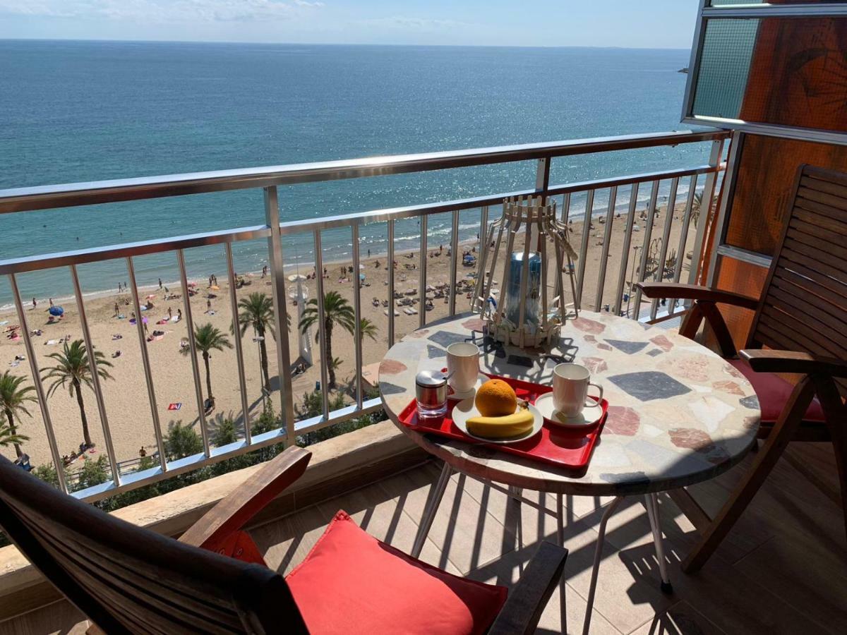 Apartamento Con Vistas Al Mar Primera Linea De Playa Del Postiguet Alicante Esterno foto