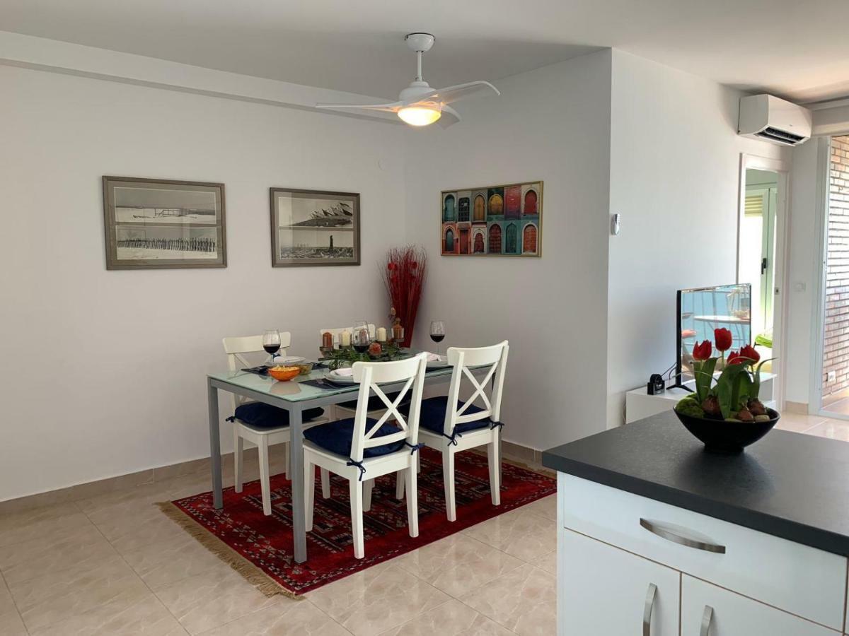 Apartamento Con Vistas Al Mar Primera Linea De Playa Del Postiguet Alicante Esterno foto