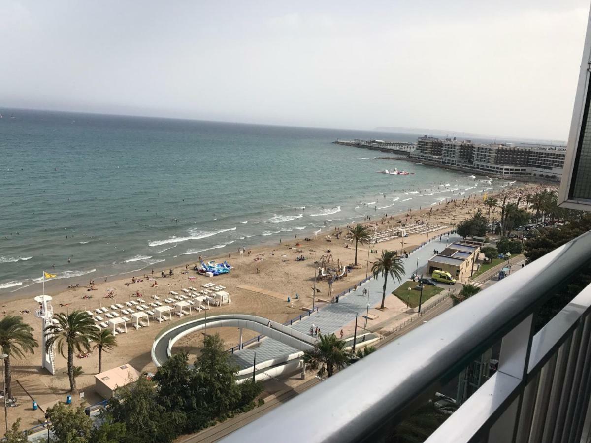 Apartamento Con Vistas Al Mar Primera Linea De Playa Del Postiguet Alicante Esterno foto